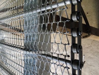 安平森喆专业生产金属输送带 不锈钢耐高温输送网带 钢丝网传送链条网带